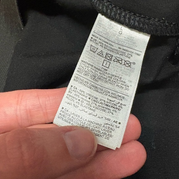 Old Navy Black Extra High Rise Skinny Pull On Dress Pants Size Large - Picture 4 of 4